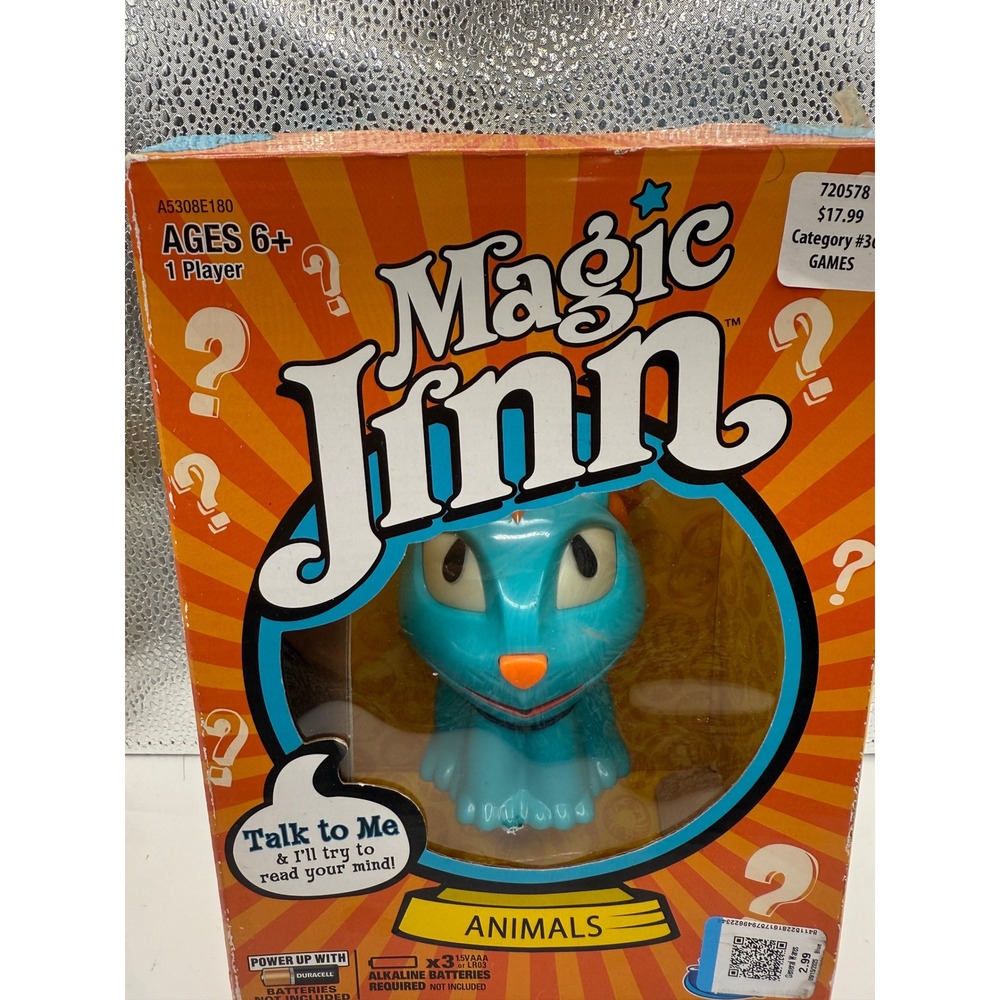 Magic Jinn Animals Hasbro Electronic Guessing Game Toy Ages 6+ New